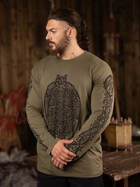 Grimfrost Wolf Premium Longsleeve shirt, Size 3XL